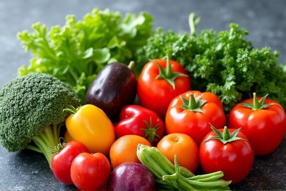 Ein Bild, das einen Artikel über die Vorteile einer pflanzlichen Ernährung illustriert.